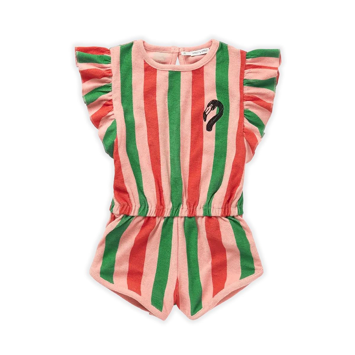 SPROET & SPROUT - Girls jumpsuit stripe print